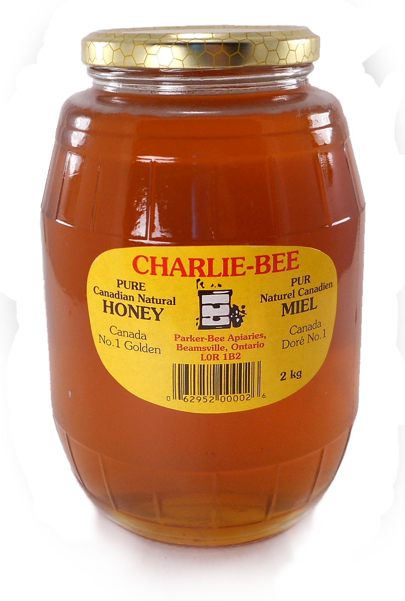 Charlie Bee Honey. Parker-Bee Apiaries, Beamsville, Ontario. Niagara ...